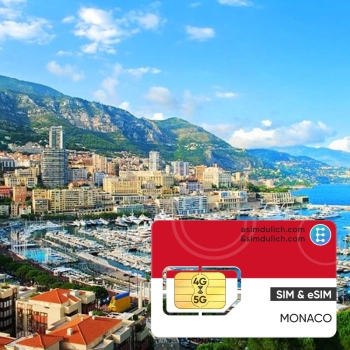 Sim Du Lịch Monaco 15 Ngày Tốc Độ Cao